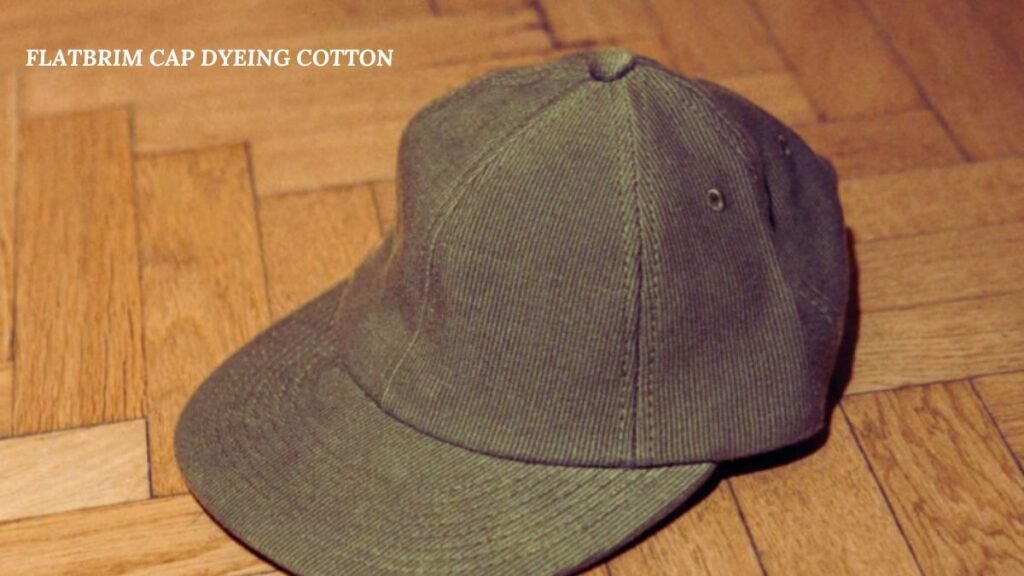 flatbrim cap dyeing cotton