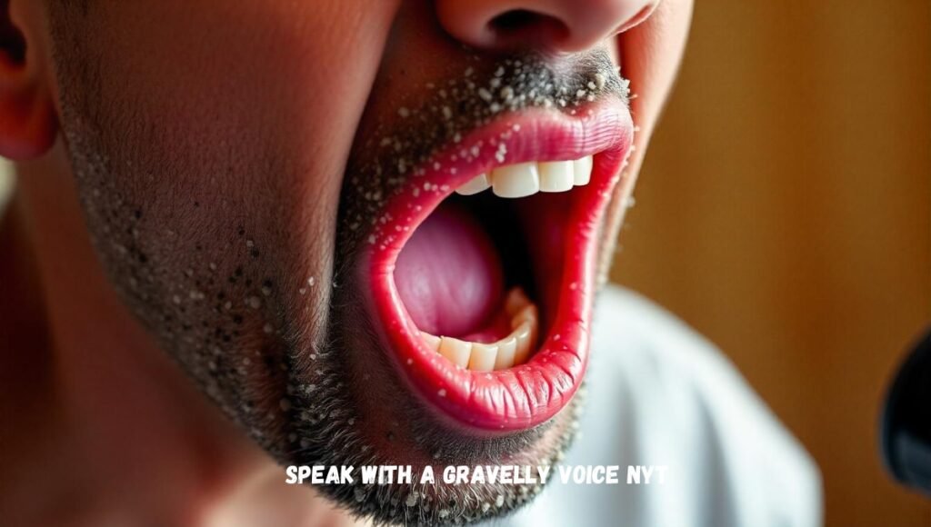 Speak with a Gravelly Voice NYT